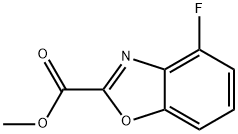methyl 4-fluoro-1,3-benzoxazole-2-carboxylate Struktur