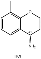 (4S)-8-METHYL-3,4-DIHYDRO-2H-1-BENZOPYRAN-4-AMINE HYDROCHLORIDE Structure