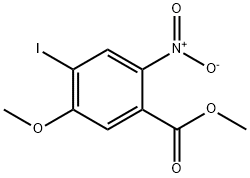4-Iodo-5-methoxy-2-nitro-benzoic acid methyl ester Structure