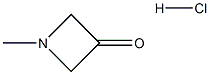1-methylazetidin-3-one hydrochloride 结构式