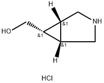 endo-3-azabicyclo[3.1.0]hexane-6-methanol hydrochloride, 1818847-87-8, 结构式