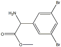 METHYL2-AMINO-2-(3,5-DIBROMOPHENYL)ACETATE Struktur