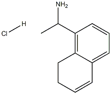 1-(7,8-dihydronaphthalen-1-yl)ethan-1-amine hydrochloride 化学構造式