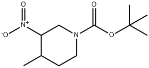 2-Methyl-2-propanyl 4-methyl-3-nitro-1-piperidinecarboxylate Structure