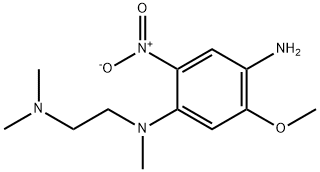 N1-(2-(dimethylamino)ethyl)-5-methoxy-N1-methyl-2-nitrobenzene-1,4-diamine 化学構造式