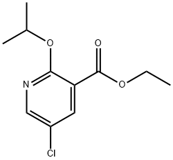 Ethyl 5-chloro-2-(propan-2-yloxy)pyridine-3-carboxylate Structure