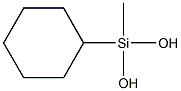 cyclohexyl(methyl)silanediol 化学構造式