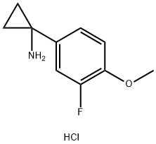 1-(3-Fluoro-4-methoxyphenyl)cyclopropanamine|1-(3-Fluoro-4-methoxyphenyl)cyclopropanamine