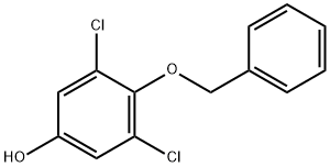 3,5-Dichloro-4-(phenylmethoxy)phenol Struktur
