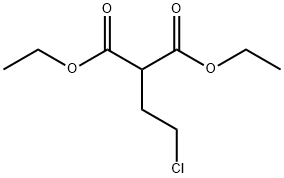 Diethyl 2-(2-chloroethyl)propanedioate 化学構造式