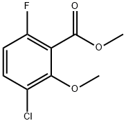 Methyl 3-Chloro-6-fluoro-2-methoxybenzoate,1879026-27-3,结构式