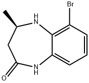 (R)-6-BROMO-4-METHYL-4,5-DIHYDRO-1H-BENZO[B][1,4]DIAZEPIN-2(3H)-ONE Structure