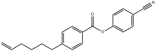 Benzoic acid, 4-(5-hexenyl)-, 4-cyanophenyl ester,189027-29-0,结构式