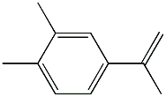 1,2-dimethyl-4-prop-1-en-2-yl-benzene Structure