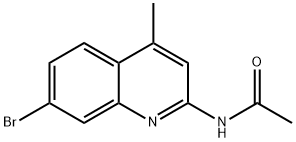 N-(7-bromo-4-methylquinolin-2-yl)acetamide Structure