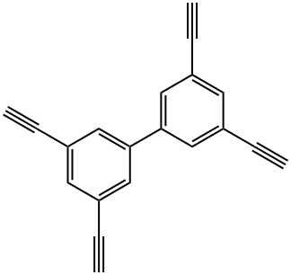 1-(3,5-Diethynylphenyl)-3,5-diethynylbenzene Structure