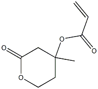 Mevalonolactone acrylate Structure