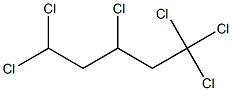 Pentane,1,1,1,3,5,5-hexachloro- 化学構造式