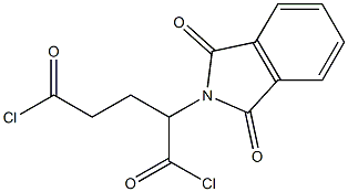 Pentanedioyl dichloride, 2-(1,3-dihydro-1,3-dioxo-2H-isoindol-2-yl)- 结构式