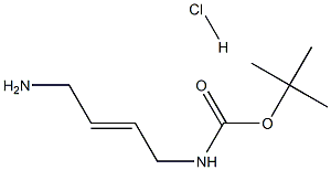 tert-Butyl (4-aminobut-2-en-1-yl)carbamate hydrochloride Structure