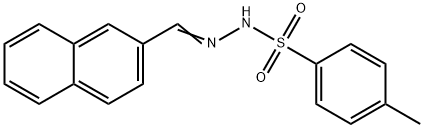4-methyl-N'-(naphthalene-2-ylmethylene)benzenesulfonohydrazide Structure