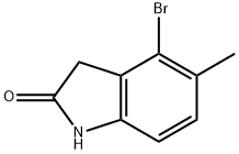 4-bromo-5-methylindolin-2-one Structure