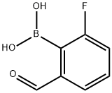 2-Fluoro-6-formylphenylboronic acid Structure