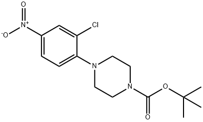 1-Boc-4-(2-chloro-4-nitrophenyl)piperazine Structure