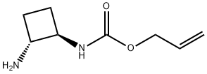Prop-2-en-1-yl N-[(1R,2R)-2-aminocyclobutyl]carbamate, 1949805-97-3, 结构式