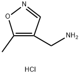 (5-methylisoxazol-4-yl)methanamine hydrochloride 化学構造式