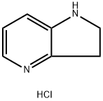 2,3-DIHYDRO-1H-PYRROLO[3,2-B]PYRIDINE HYDROCHLORIDE 结构式