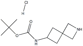 tert-Butyl 2-azaspiro[3.3]heptan-6-ylcarbamate hydrochloride Structure