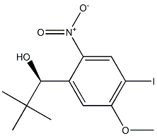 (R)-1-(4-碘-5-甲氧基-2-硝基苯基)-2,2-二甲基丙-1-醇 结构式