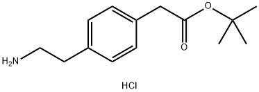 tert-Butyl [4-(2-amino-ethyl)-phenyl]-acetate hydrochloride Structure