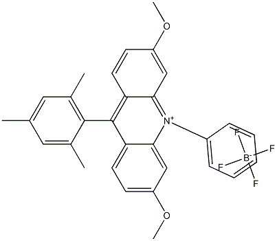 9-三甲基-3,6-二甲氧基-10-苯基吖啶四氟硼酸盐,1965330-57-7,结构式