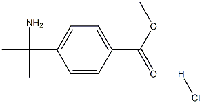 4-(2-氨基丙-2-基)苯甲酸甲酯盐酸盐, 1986887-52-8, 结构式