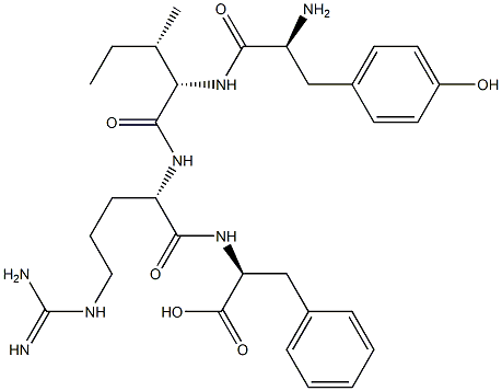 L-Phenylalanine, L-tyrosyl-L-isoleucyl-L-arginyl- 结构式