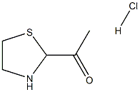 1-(Thiazolidin-2-yl)ethanone hydrochloride 化学構造式