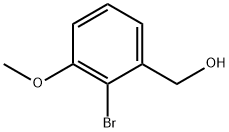 2-ブロモ-3-メトキシベンジルアルコール 化学構造式