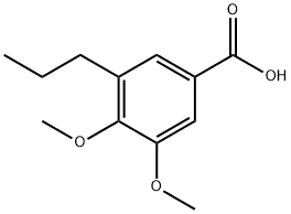 3,4-dimethoxy-5-propylbenzoic acid Structure
