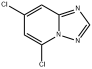 5,7-dichloro-[1,2,4]triazolo[1,5-a]pyridine 化学構造式