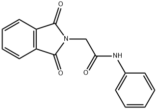 2-(1,3-dioxoisoindol-2-yl)-N-phenyl-acetamide Structure