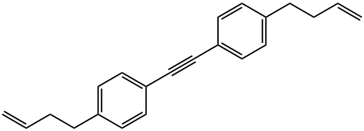 Benzene, 1,1'-(1,2-ethynediyl)bis[4-(3-buten-1-yl) ]- Structure