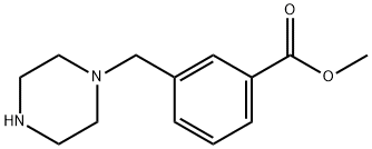 METHYL 3-((PIPERAZIN-1-YL)methyl) benzoate Structure