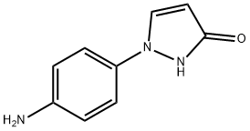 1-(4-aminophenyl)-1H-pyrazol-3-ol Struktur