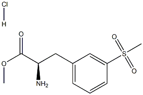 (R)-Methyl 2-amino-3-(3-(methylsulfonyl)phenyl)propanoate hydrochloride