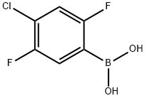 4-Chloro-2,5-difluorophenylboronic acid Structure