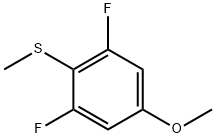 2,6-Difluoro-4-methoxy-1-(methylsulfanyl)benzene Structure