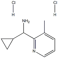 1-CYCLOPROPYL-1-(3-METHYL-2-PYRIDINYL)METHANAMINE DIHYDROCHLORIDE Struktur