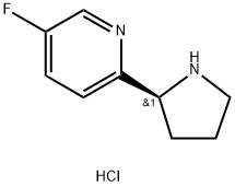 (S)-5-氟-2-(吡咯烷-2-基)吡啶 盐酸盐,2061996-80-1,结构式